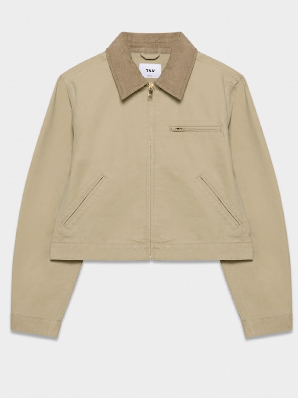 TNA Barkley Lightweight Workwear Jacket Tan Khaki